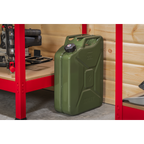 Screw Cap Metal Jerry Can 20L - Green JC20SCG