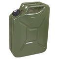Screw Cap Metal Jerry Can 20L - Green JC20SCG