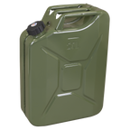Screw Cap Metal Jerry Can 20L - Green JC20SCG