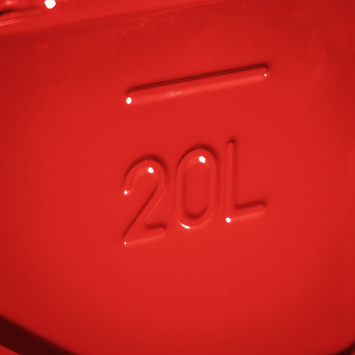 20L Screw Cap Metal Jerry Can - Red JC20SCR