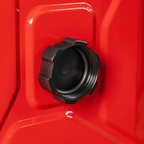 20L Screw Cap Metal Jerry Can - Red JC20SCR