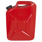 20L Screw Cap Metal Jerry Can - Red JC20SCR