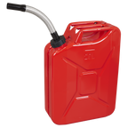 20L Screw Cap Metal Jerry Can - Red JC20SCR
