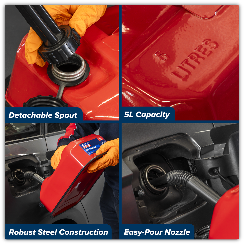 Jerry Can 5L - Red JC5RR