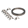Self-Build Hose Clip Set 8mm Band Width JC97