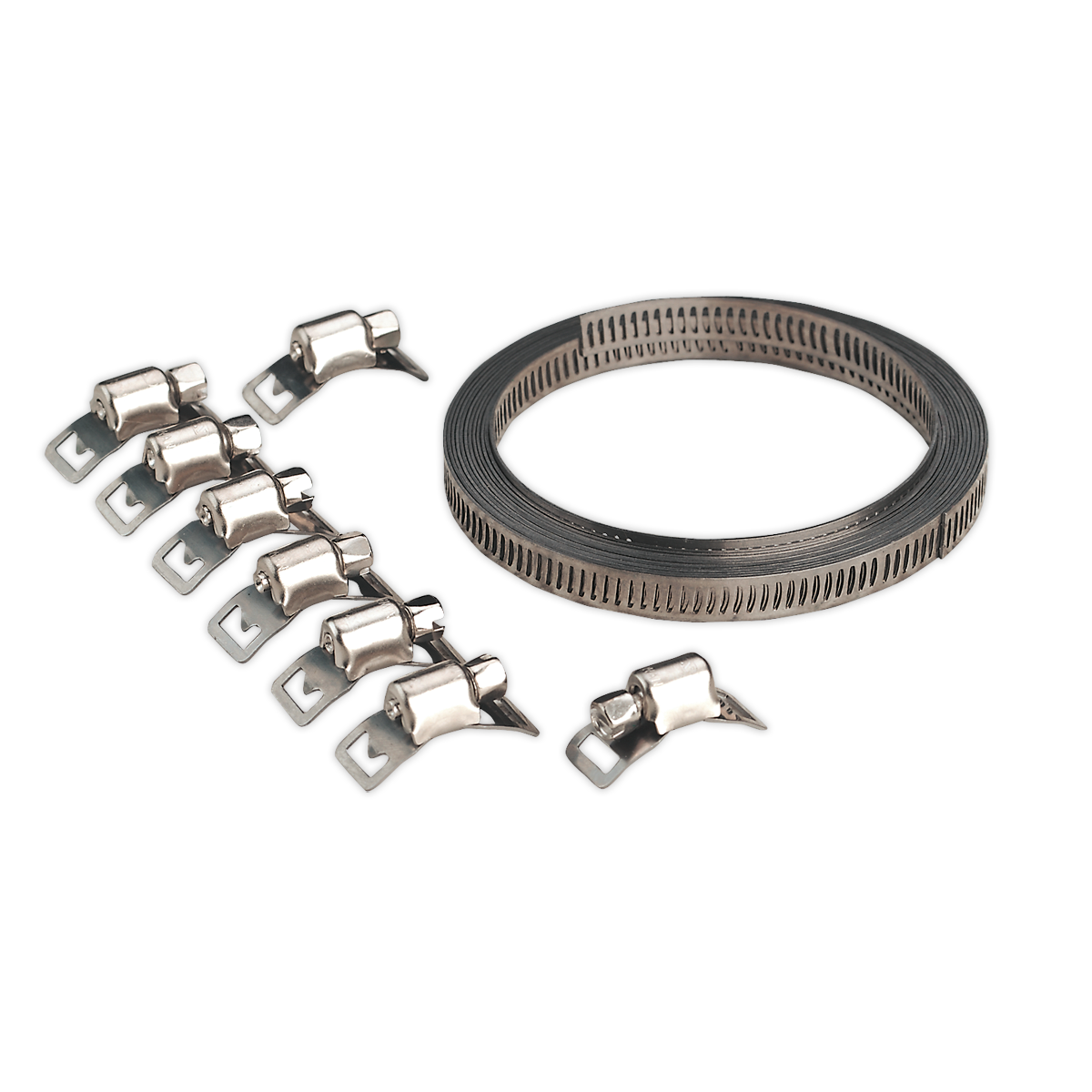 Self-Build Hose Clip Set 8mm Band Width JC97