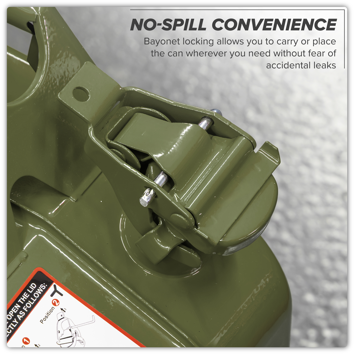 Jerry Can 20L - Green JCY20G