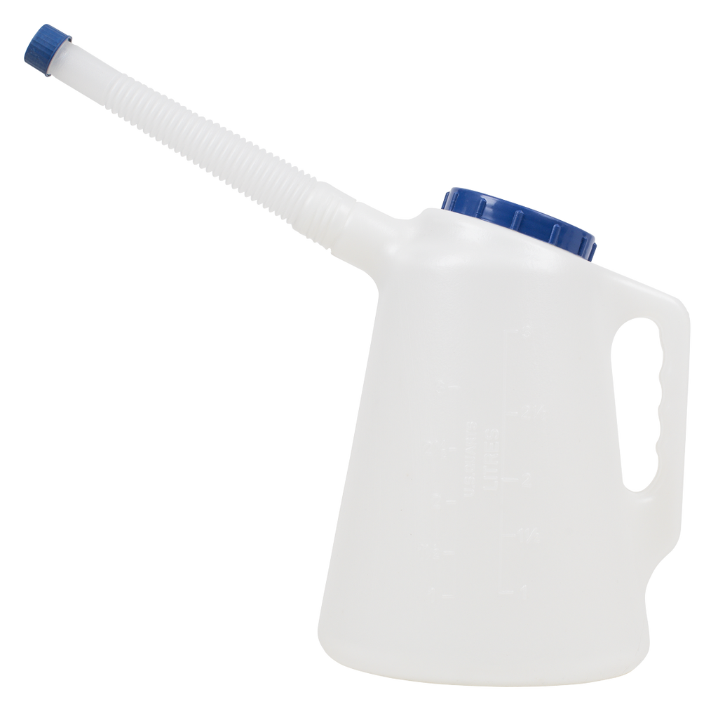 Oil Container with Blue Lid & Flexible Spout 3L JDL3B