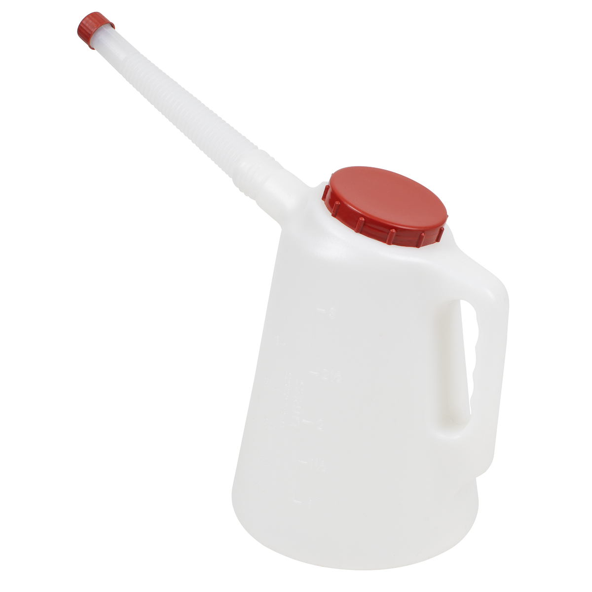 Oil Container with Red Lid & Flexible Spout 3L JDL3R
