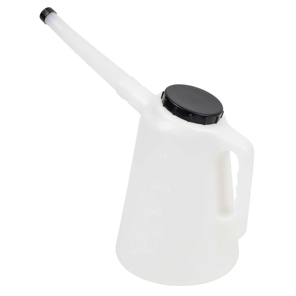Oil Container with Black Lid & Flexible Spout 3L JDL3