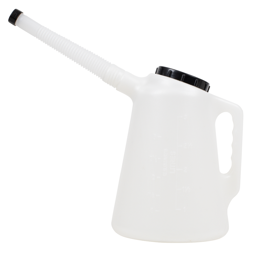 Oil Container with Black Lid & Flexible Spout 3L JDL3