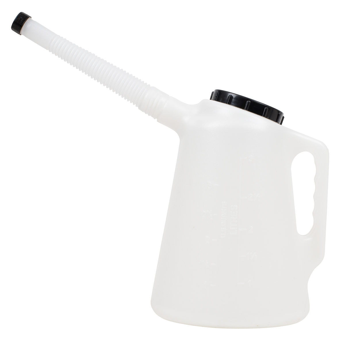 Oil Container with Black Lid & Flexible Spout 3L JDL3