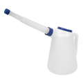 Oil Container with Flexible Spout 5L - Blue Lid JDL5B