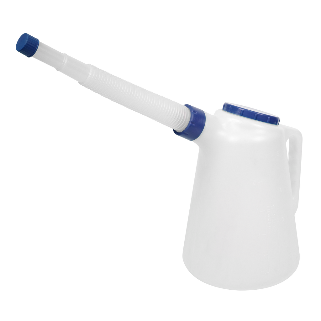 Oil Containers with Lid & Flexible Spout 5L - Set of 5 JDL5SET