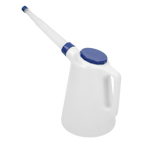 Oil Container with Flexible Spout 5L - Blue Lid JDL5B