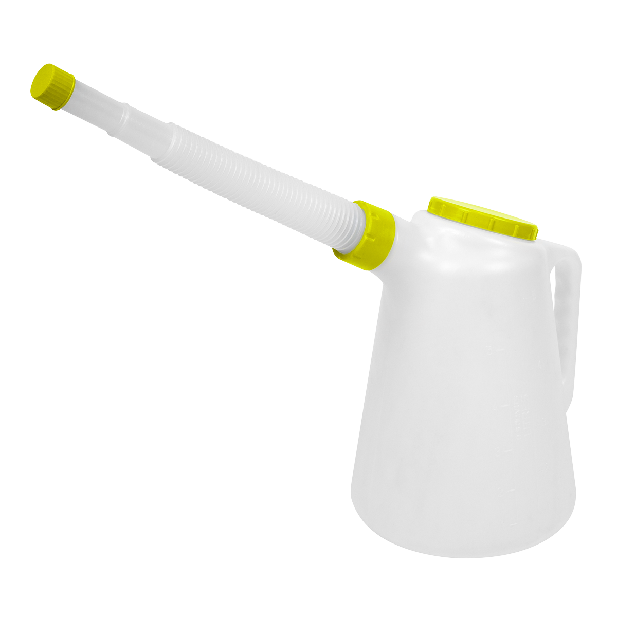Oil Container with Flexible Spout 5L - Lime Lid JDL5L