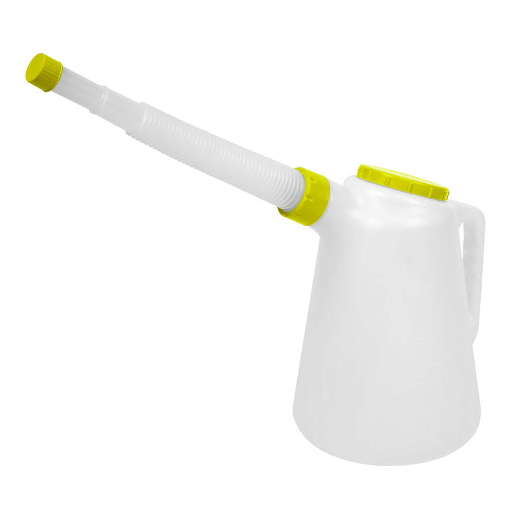 Oil Containers with Lid & Flexible Spout 5L - Set of 5 JDL5SET