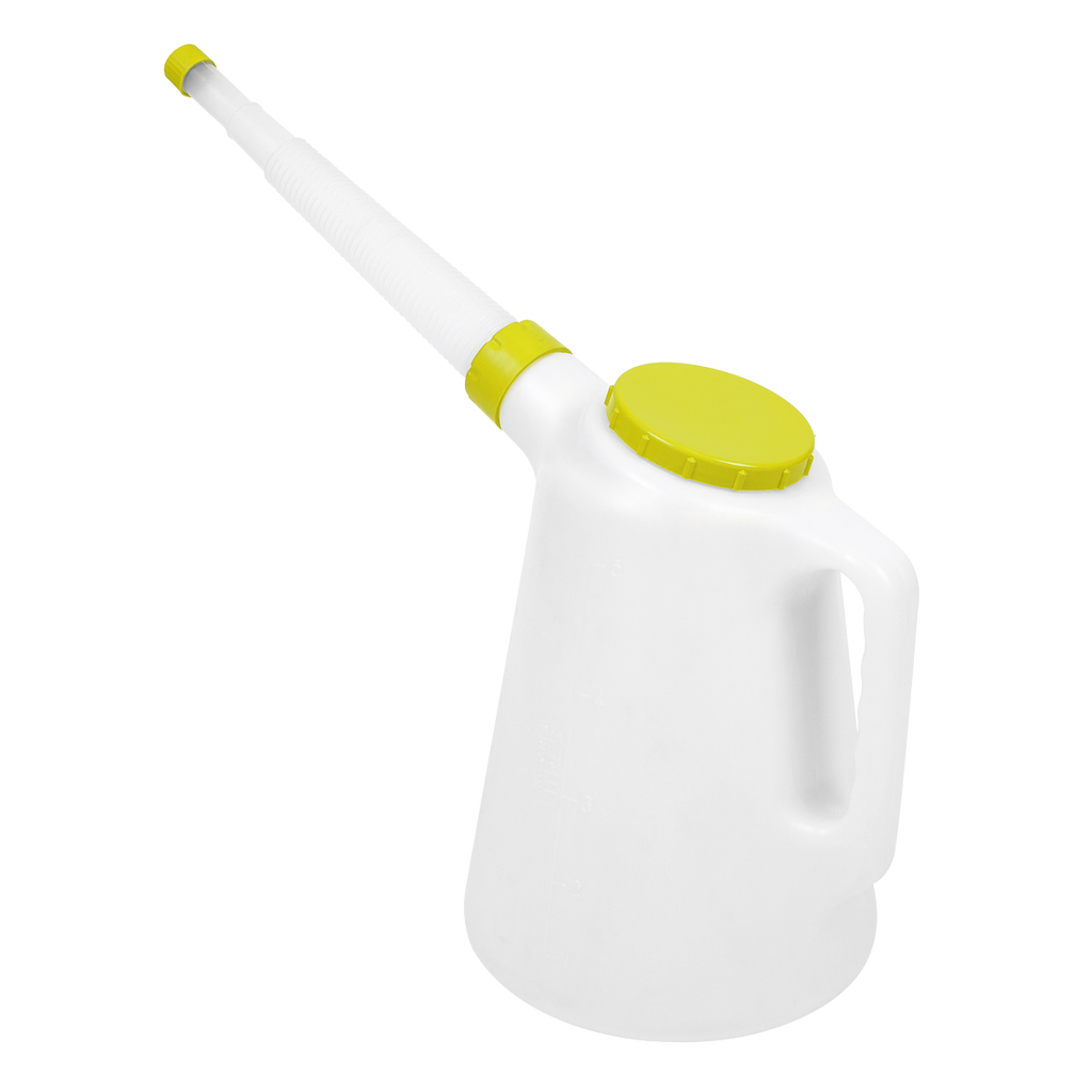 Oil Container with Flexible Spout 5L - Lime Lid JDL5L