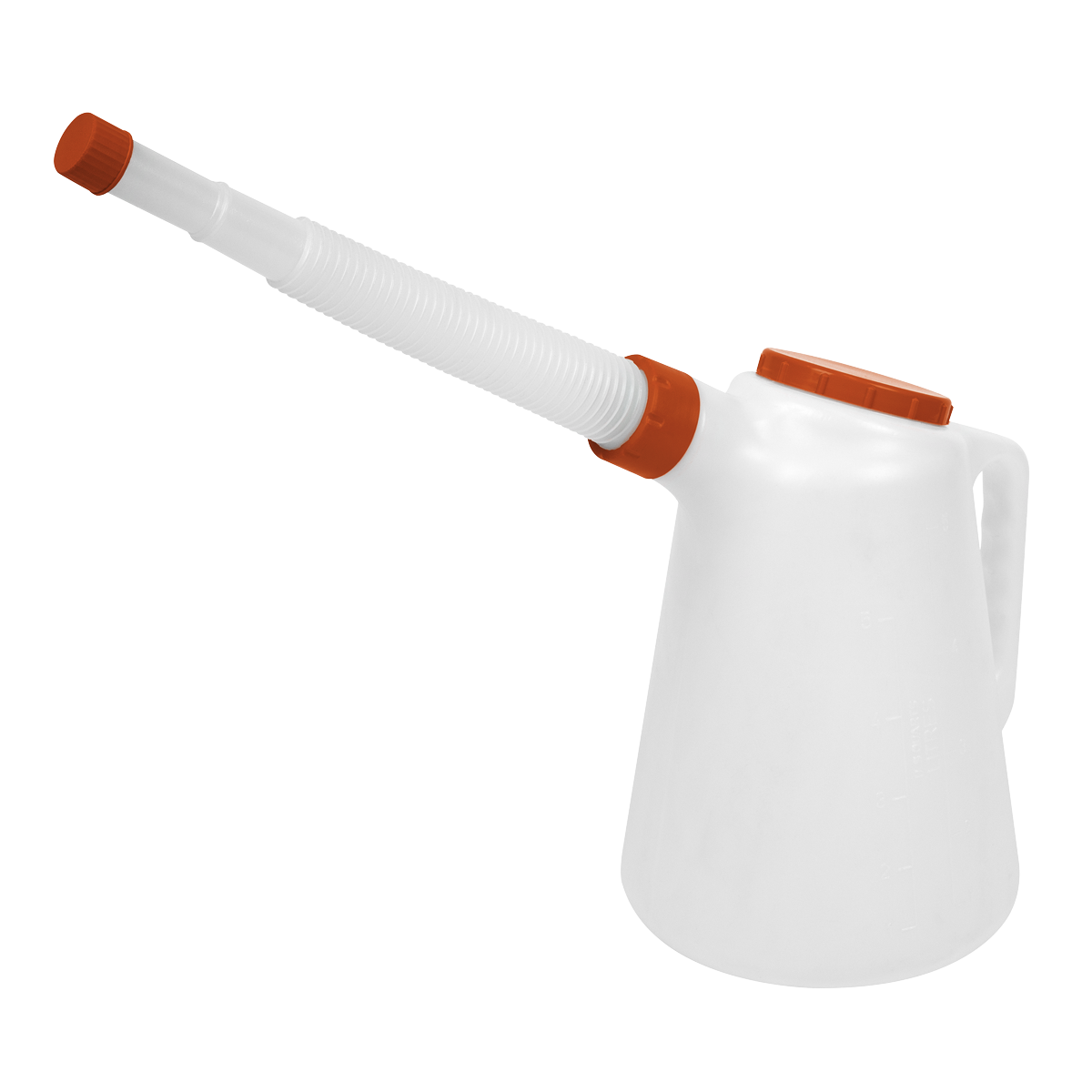 Oil Containers with Lid & Flexible Spout 5L - Set of 5 JDL5SET