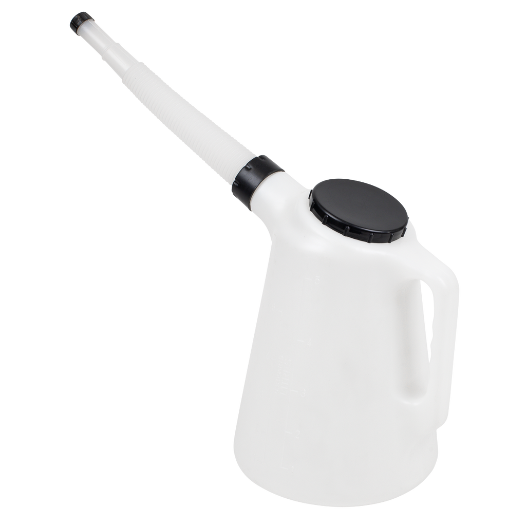 Oil Container with Flexible Spout 5L - Black Lid JDL5