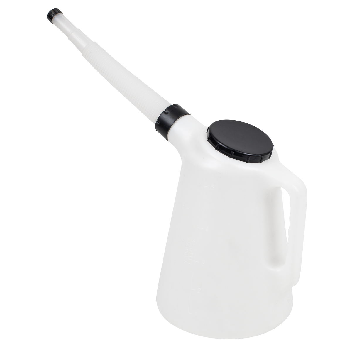 Oil Container with Flexible Spout 5L - Black Lid JDL5