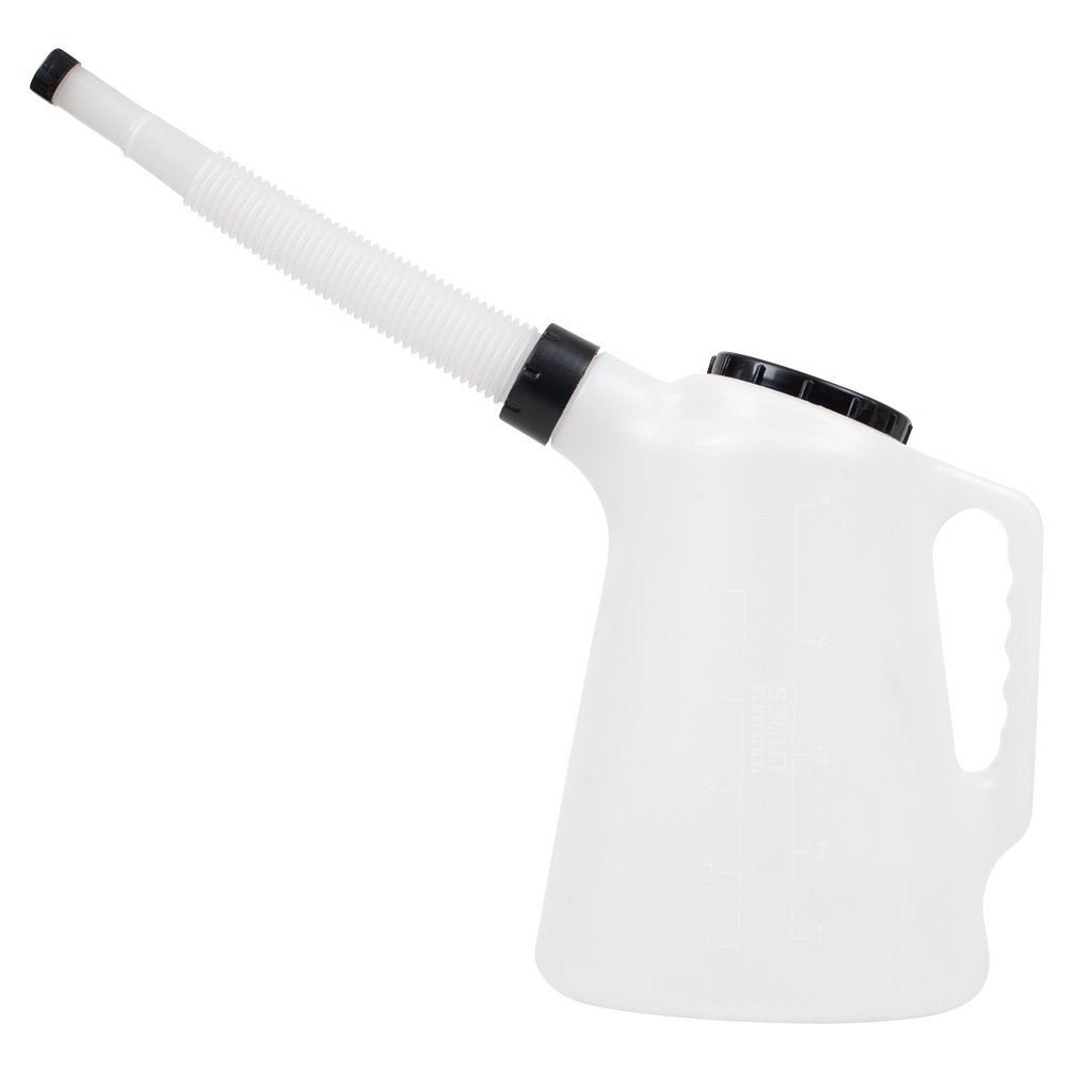 Oil Container with Flexible Spout 5L - Black Lid JDL5