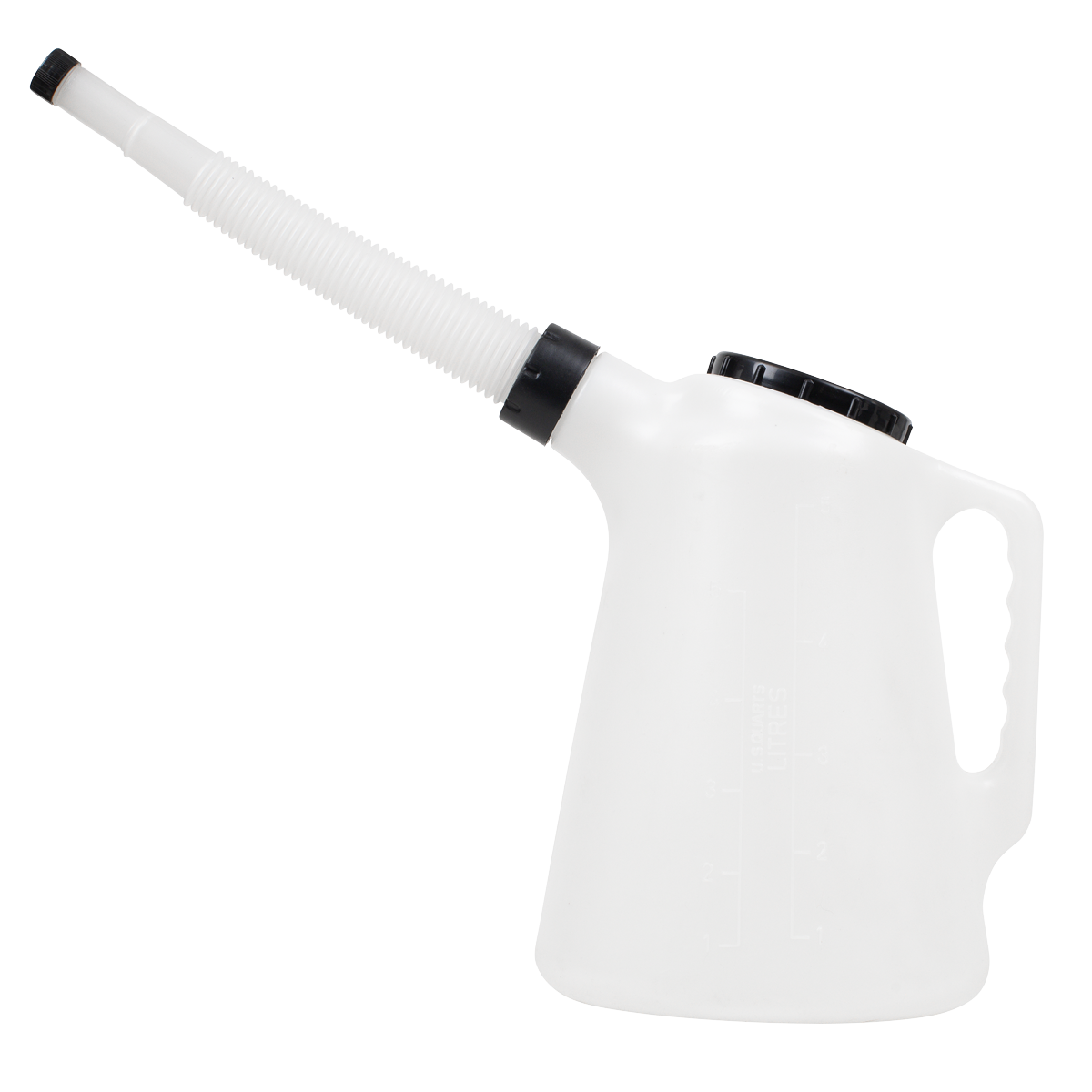 Oil Container with Flexible Spout 5L - Black Lid JDL5