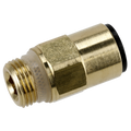 John Guest® Brass SuperThread Straight Adaptor 12mm x 3/8"BSP - Pack of 2 JGBC1238