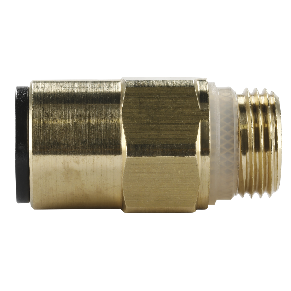 John Guest® Brass SuperThread Straight Adaptor 12mm x 3/8"BSP - Pack of 2 JGBC1238