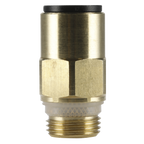 John Guest® Brass SuperThread Straight Adaptor 12mm x 3/8"BSP - Pack of 2 JGBC1238