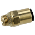 John Guest® Brass SuperThread Straight Adaptor 6mm x 1/8"BSP - Pack of 2 JGBC618