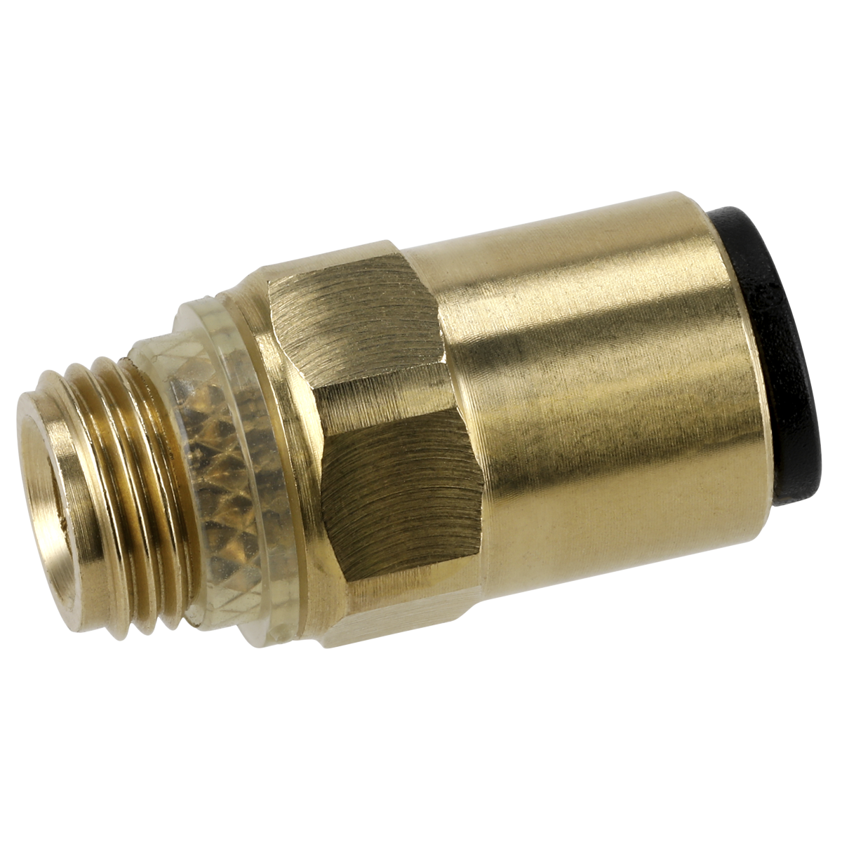 John Guest® Brass SuperThread Straight Adaptor 6mm x 1/8"BSP - Pack of 2 JGBC618