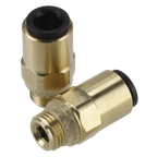 John Guest® Brass SuperThread Straight Adaptor 6mm x 1/8"BSP - Pack of 2 JGBC618
