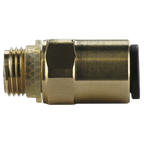 John Guest® Brass SuperThread Straight Adaptor 6mm x 1/8"BSP - Pack of 2 JGBC618