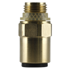 John Guest® Brass SuperThread Straight Adaptor 6mm x 1/8"BSP - Pack of 2 JGBC618