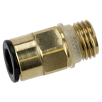 John Guest® Brass SuperThread Straight Adaptor 8mm x 1/4"BSP - Pack of 2 JGBC814