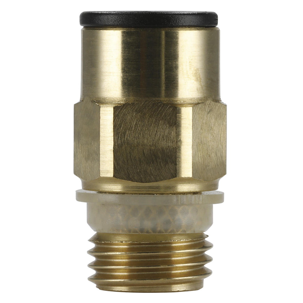 John Guest® Brass SuperThread Straight Adaptor 8mm x 1/4"BSP - Pack of 2 JGBC814