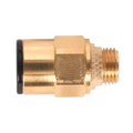 John Guest® Brass SuperThread Straight Adaptor 8mm x 1/8"BSP - Pack of 2 JGBC818