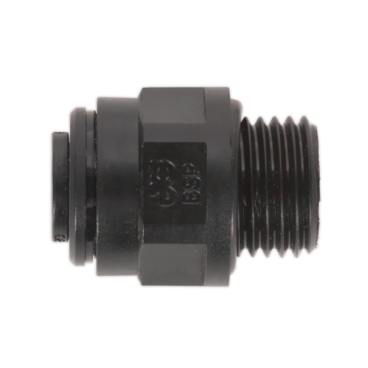 John Guest® Straight Adaptor 10mm x 1/4"BSP - Pack of 5 JGC1014