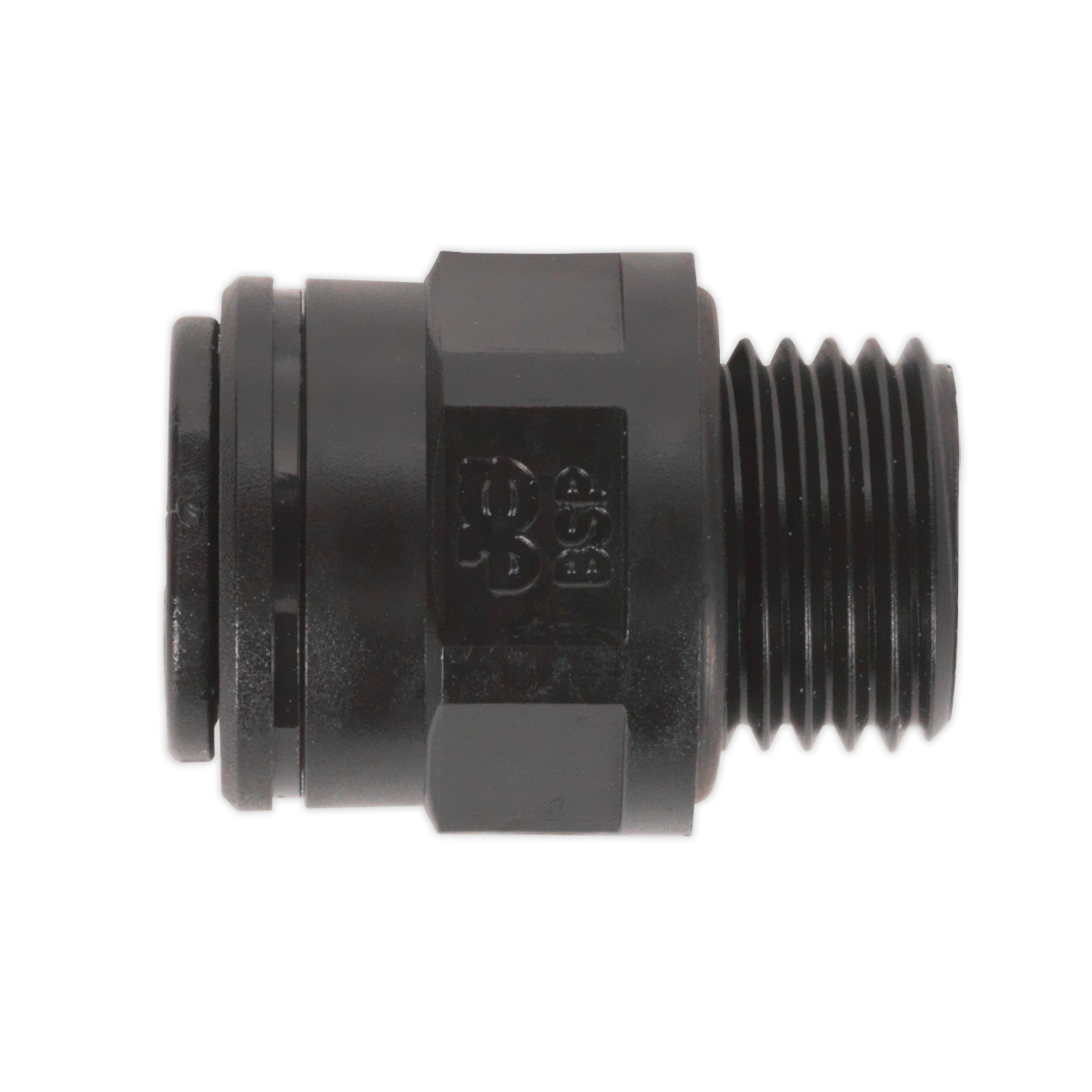 John Guest® Straight Adaptor 8mm x 1/4"BSP - Pack of 5 JGC814