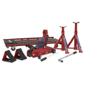 Lifting Kit (Inc. Jack, Axle Stands, Creeper, Chocks & Wrench) 2 Tonne 5pc JKIT01