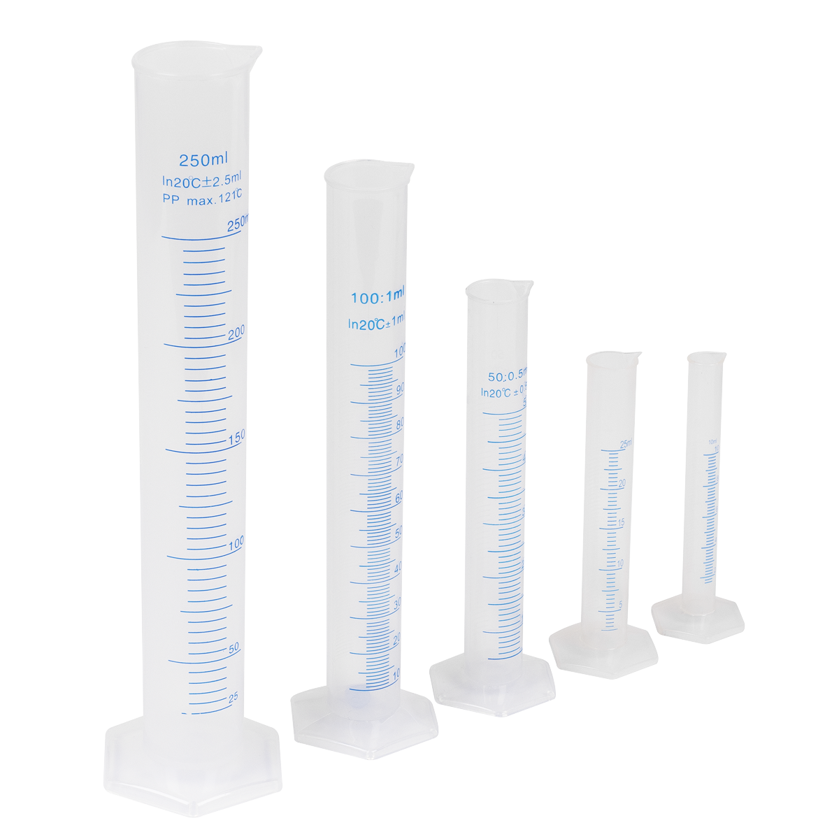 Graduated Measuring Cylinder Set 5pc JMC05