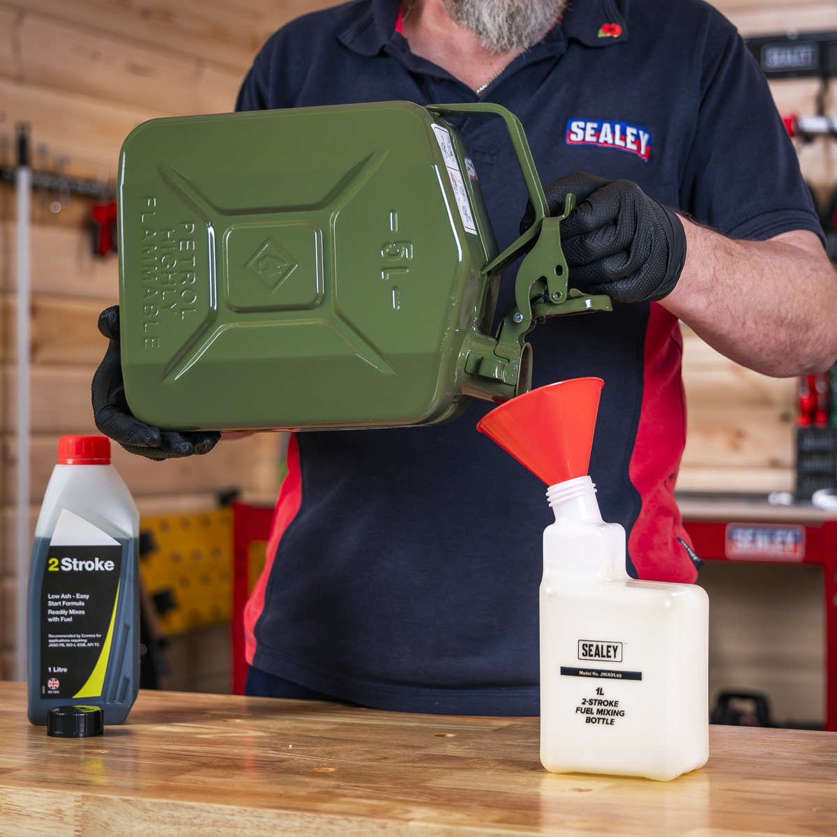 2-Stroke Fuel Mixing Bottle 1L JMIX01
