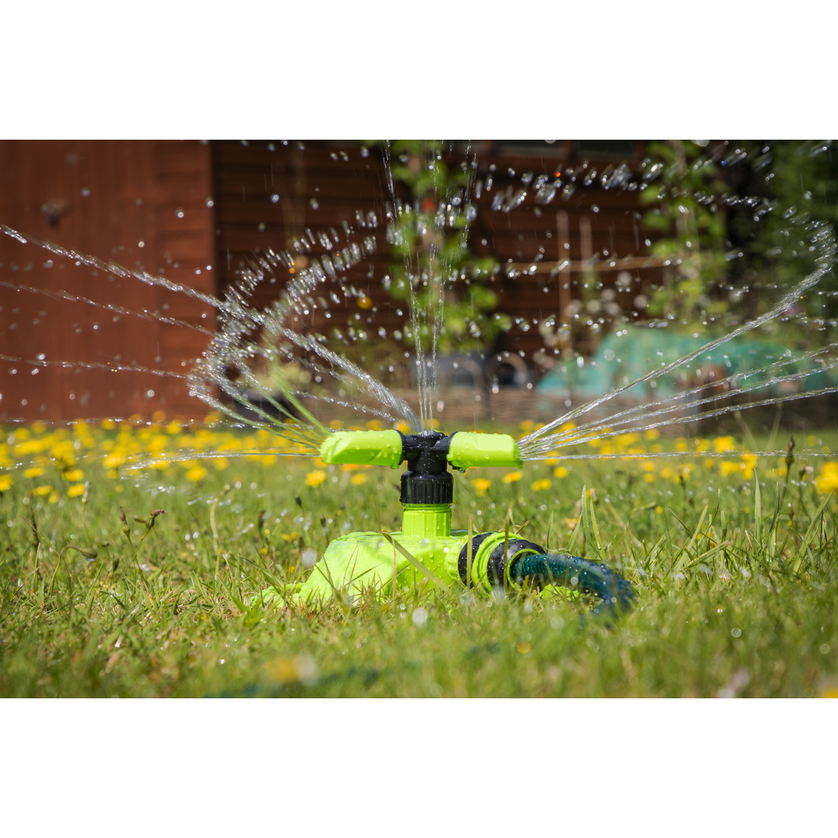 3-Arm Adjustable Rotating Garden Sprinkler JS2023
