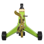Pulsating Sprinkler with Metal Wheeled Base JS2034