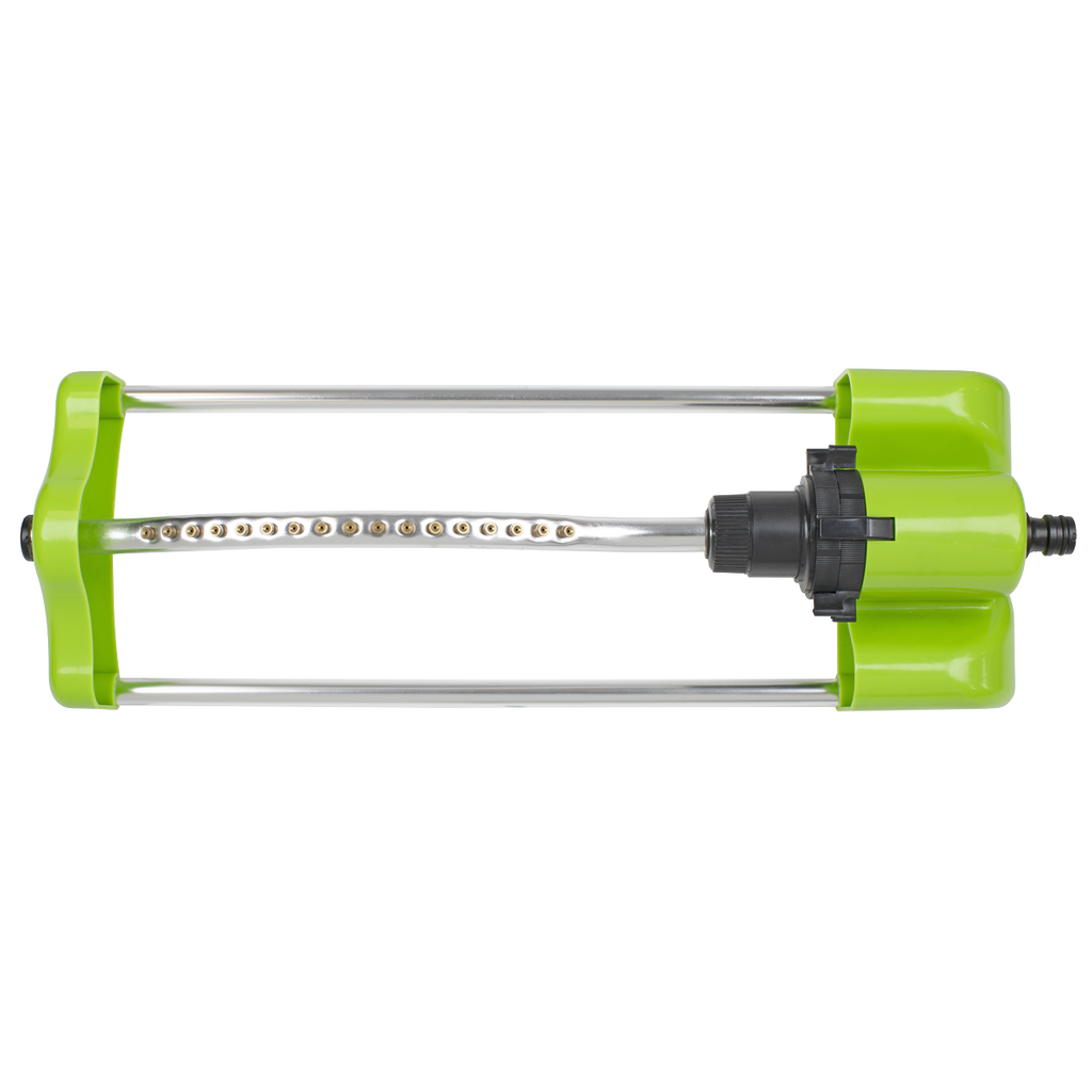 Oscillating Water Sprinkler 17 Nozzles with Brass Heads JS2122