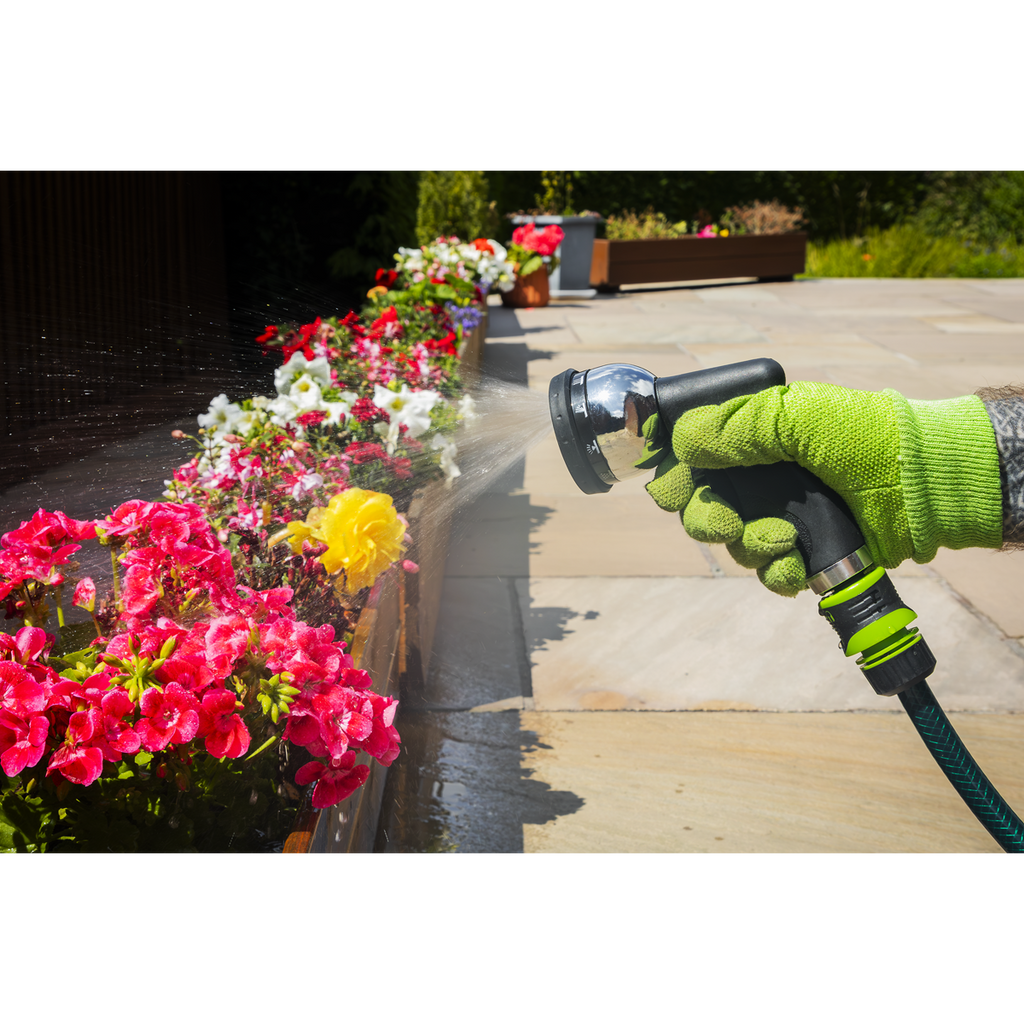 10-Pattern Metal Spray Gun With Soft Grip Handle JS9562