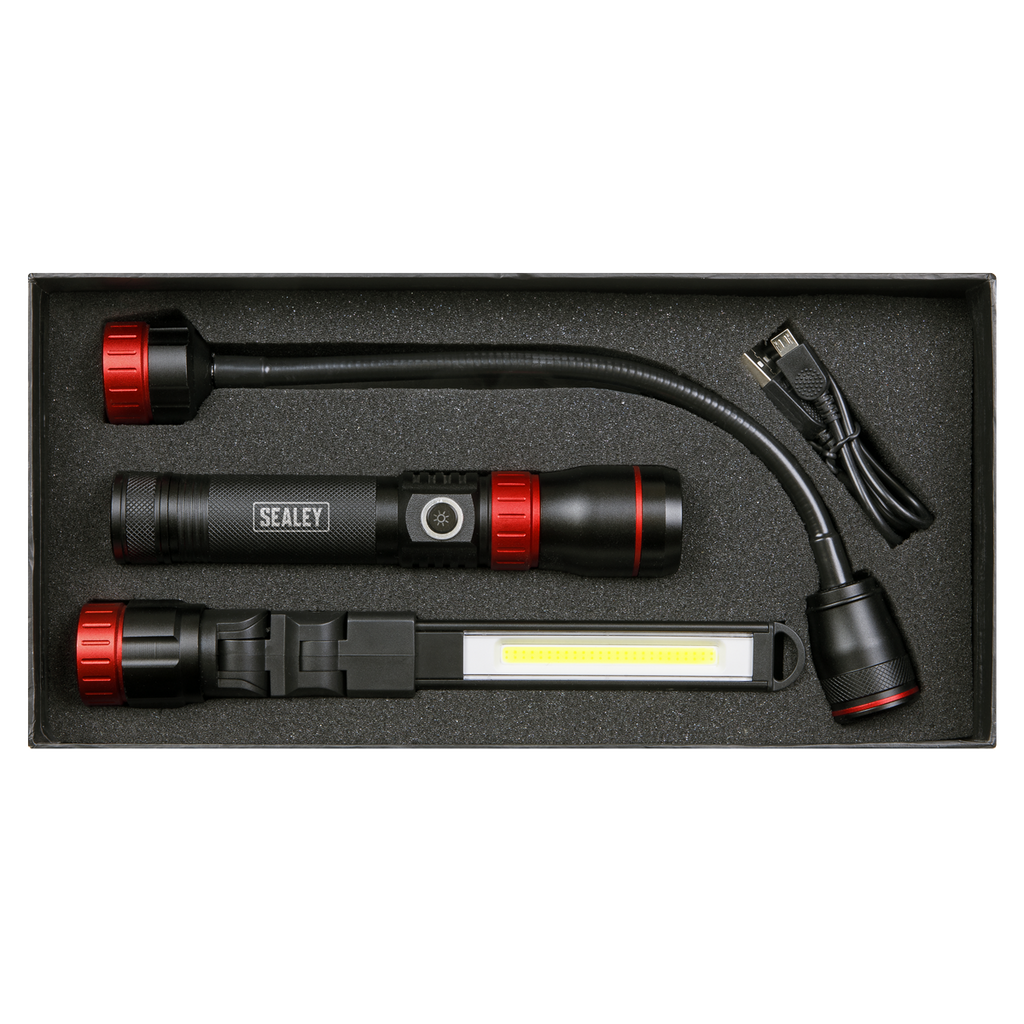 Rechargeable 3-in-1 Inspection Light 5W COB & 10W SMD LED LED0131R