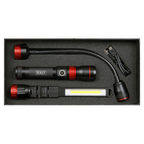 Rechargeable 3-in-1 Inspection Light 5W COB & 10W SMD LED LED0131R