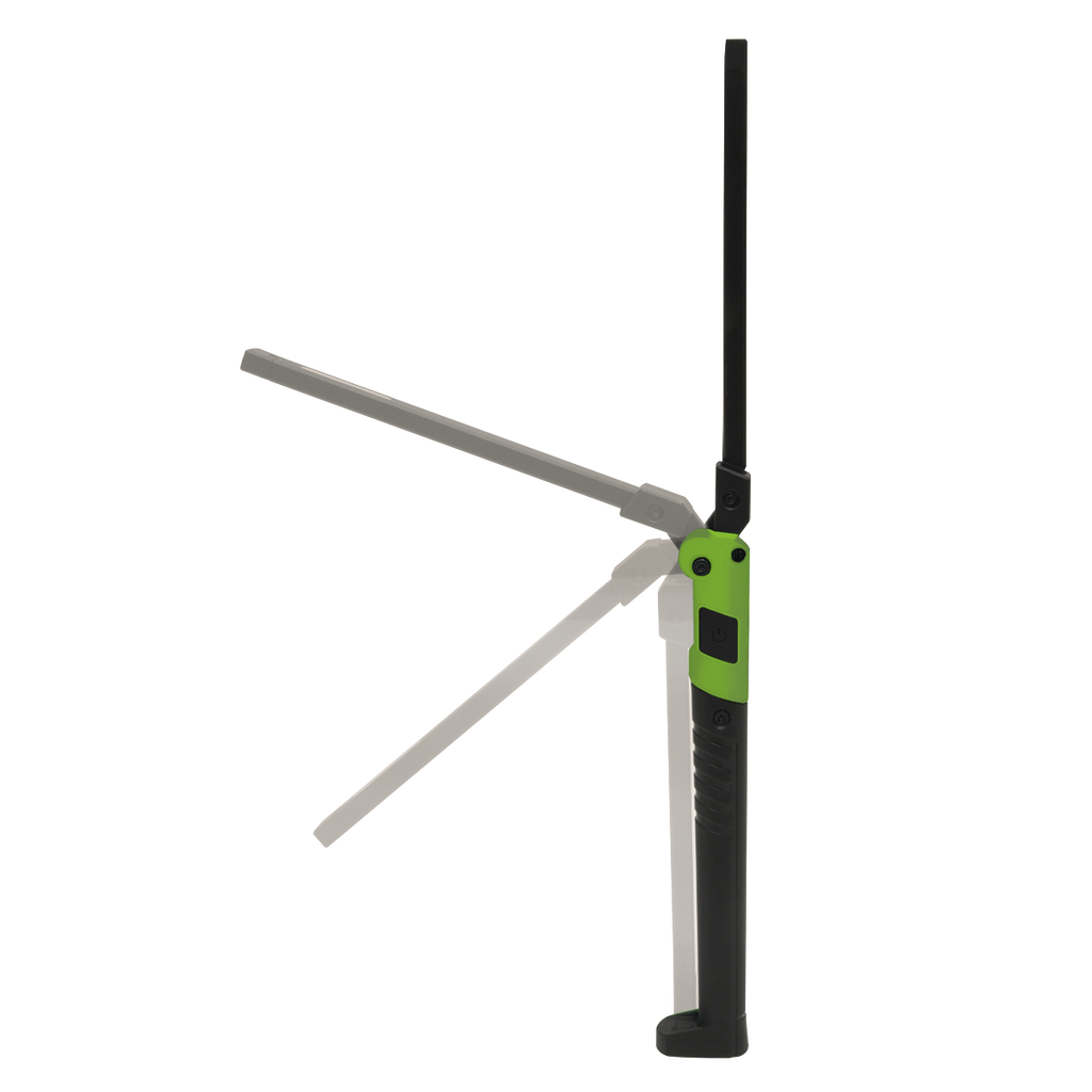 Rechargeable Slim Folding Pocket Light 2 COB & 1 SMD LED - Green LED01G